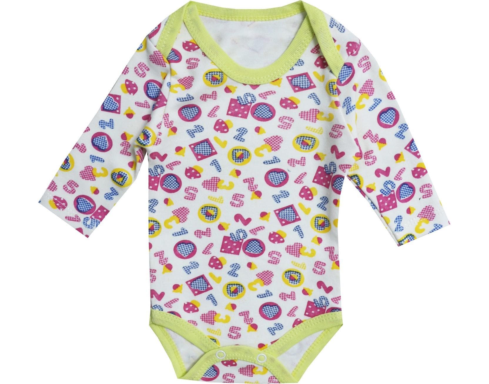 Çıtçıtlı bebe badi 3-6-9-12-18 ay