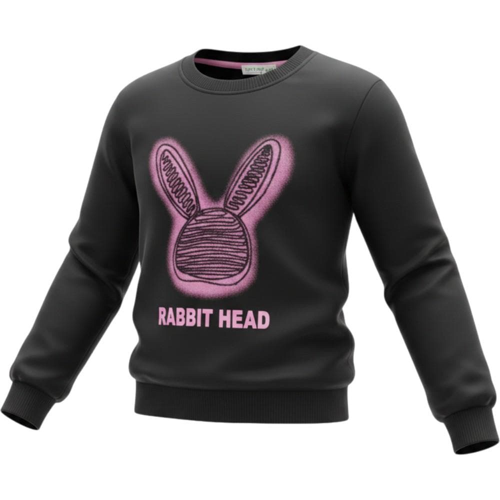 "RABBİT HEAD" baskılı sweatshirt