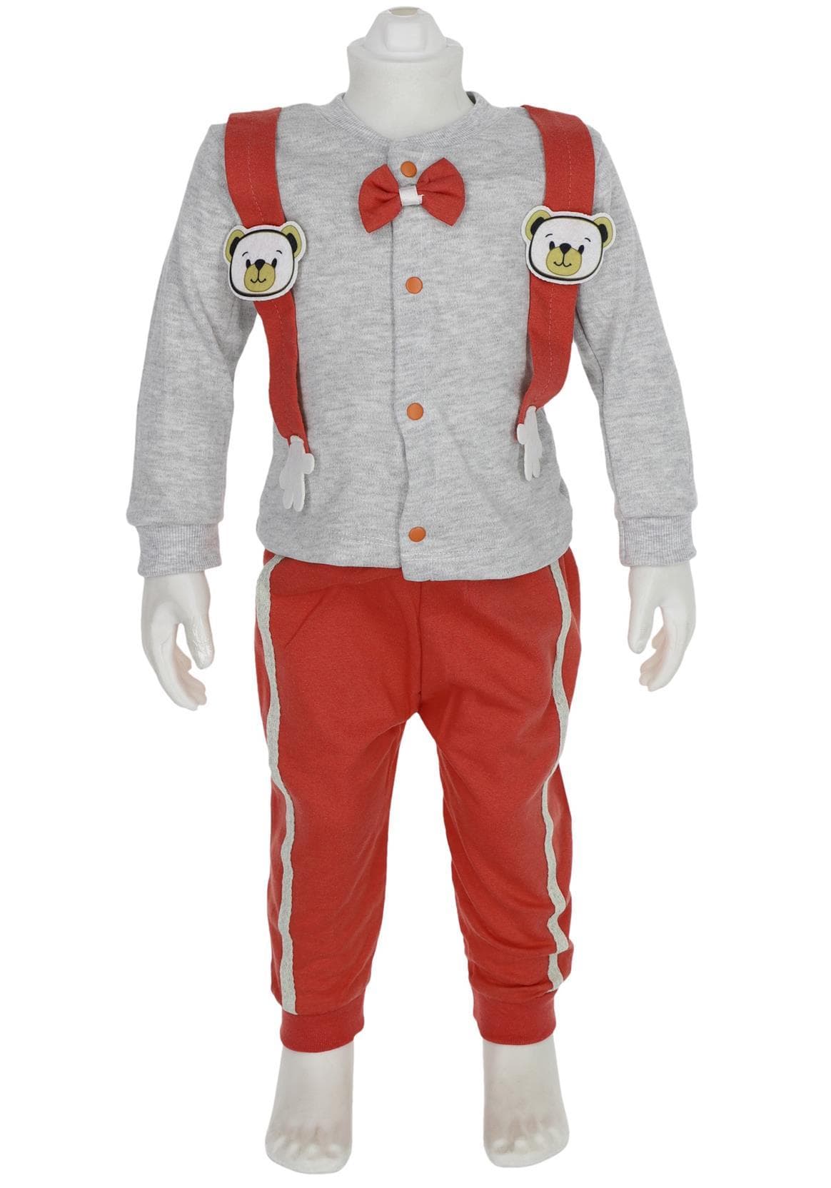 Yeni model papyonlu bebek takım toptan 6-9-12 ay