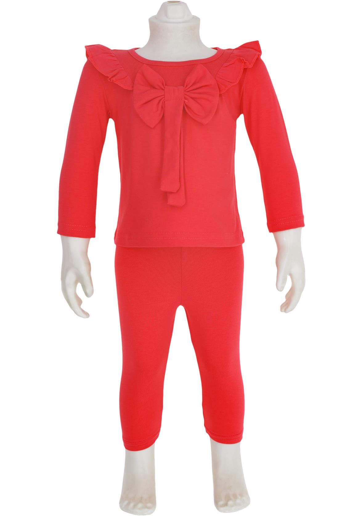 Fiyonklu kız bebek elbise toptan 6-9-12-18 ay (1/4)