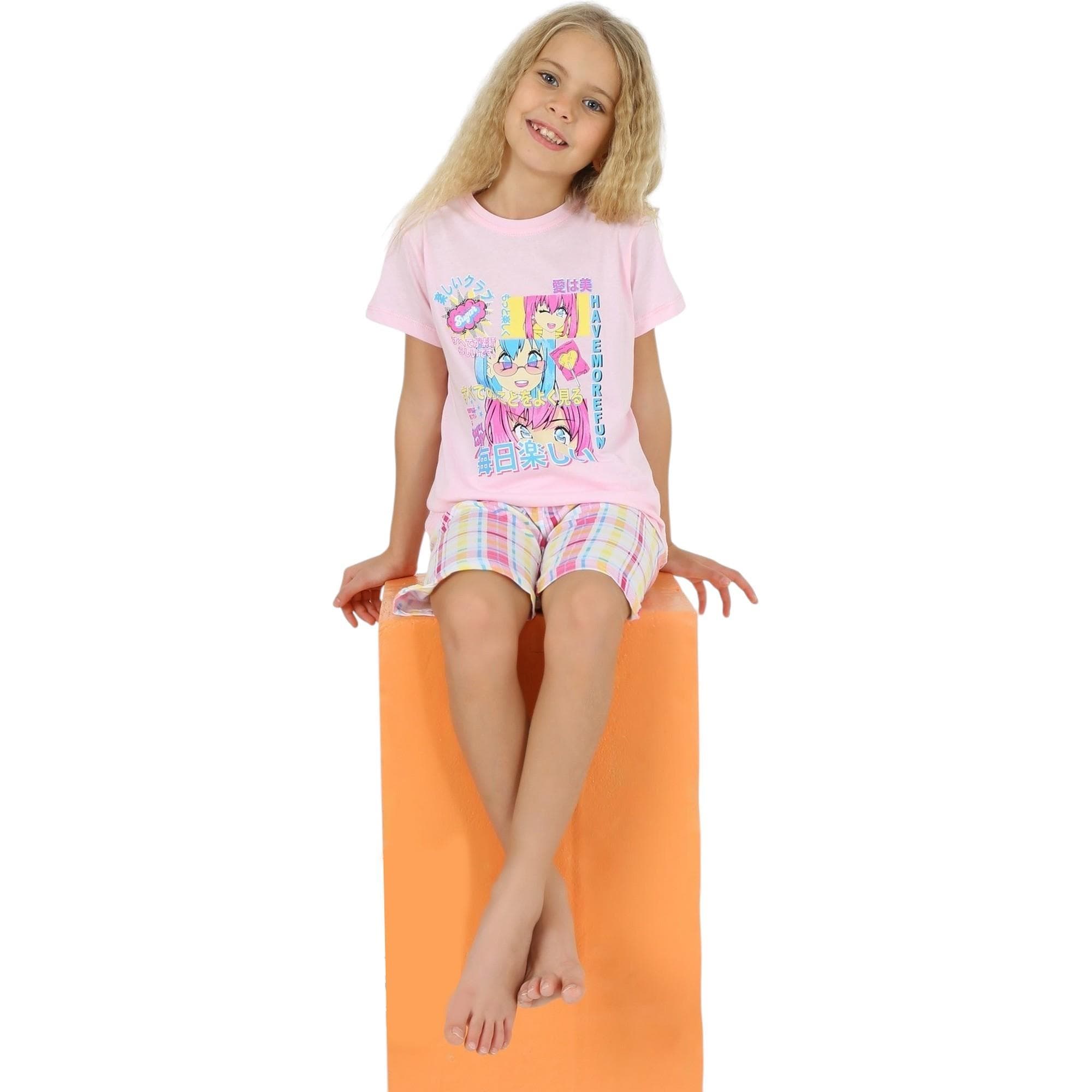 HAVE MORE FUN baskılı pijama takımı