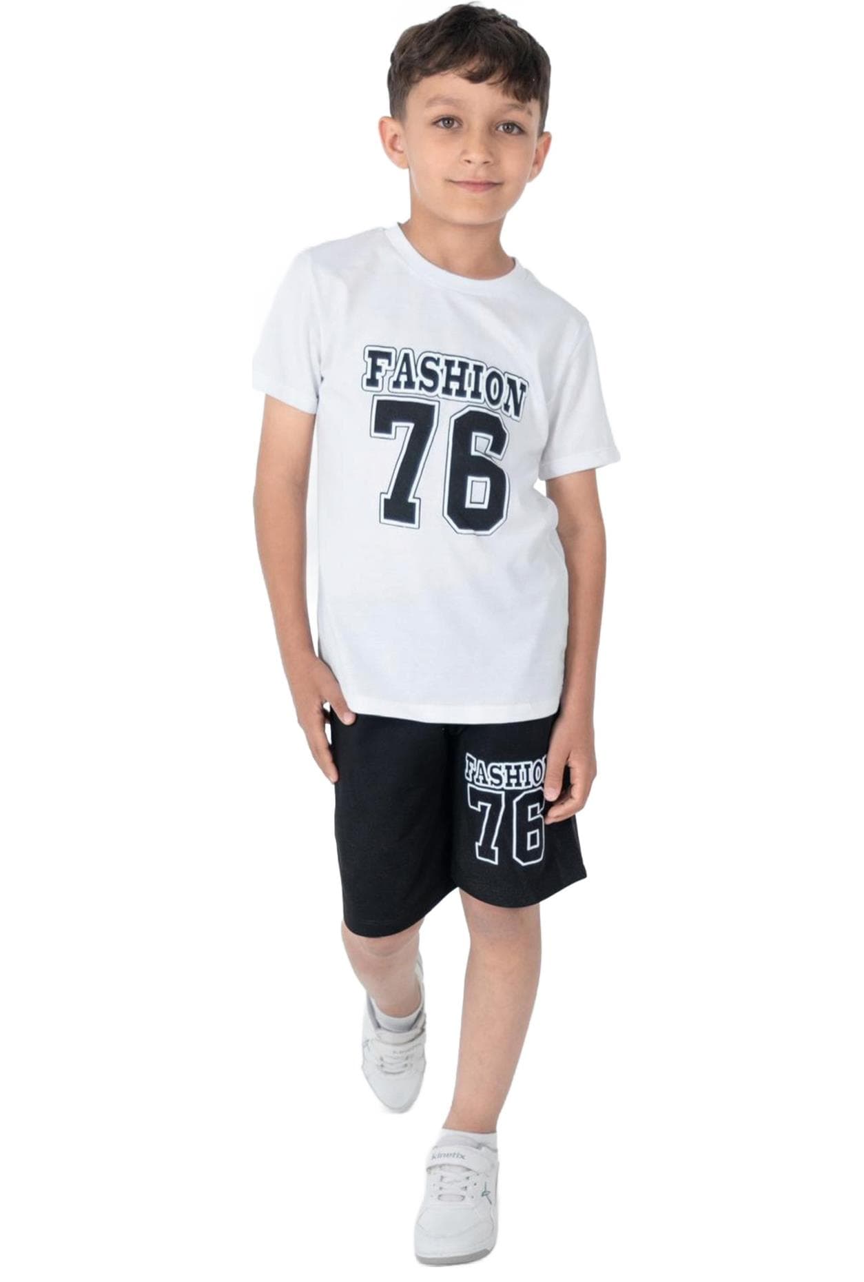 Yazlık erkek çocuk giyim toptan 4-6-8-10 yaş fashion 76