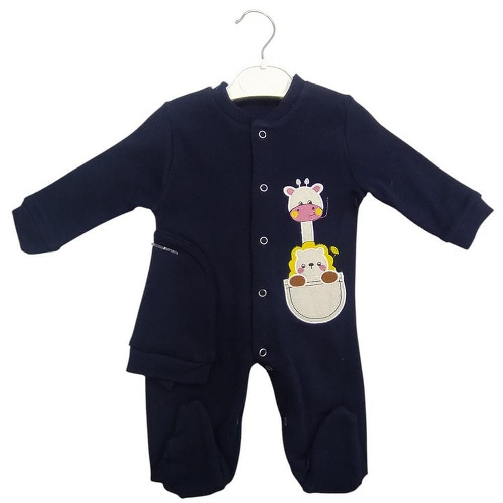 Şapkalı ilkbahar ve sonbahar bebek tulumları (1/5)