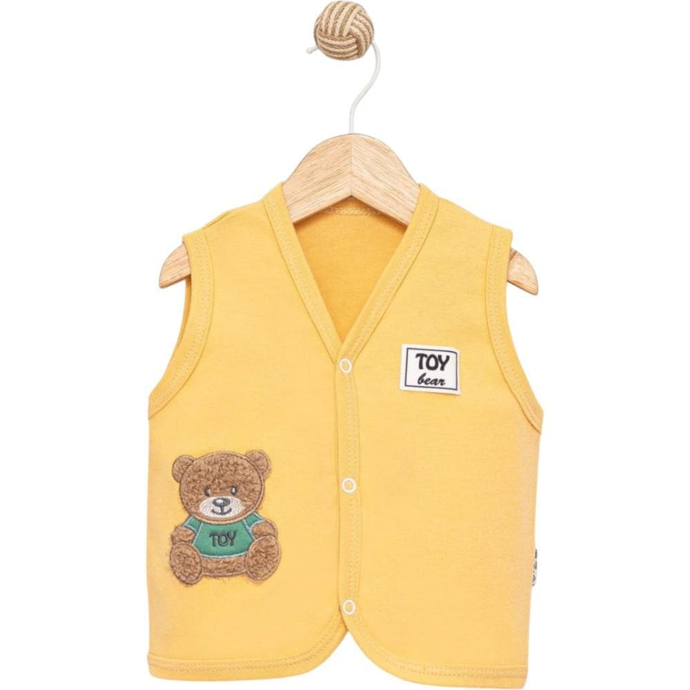 Toptan çocuk BEAR nakışlı yelekler