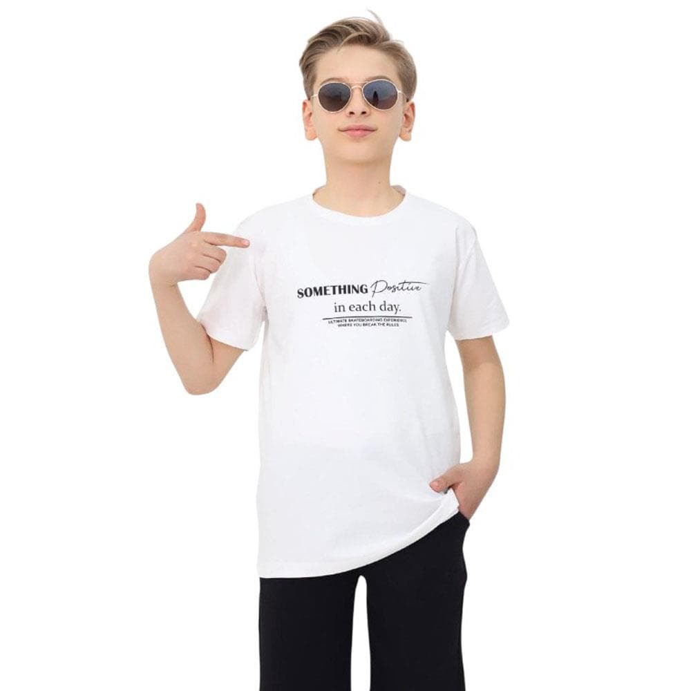 SOMETHİNG baskılı yazlık tişörtler