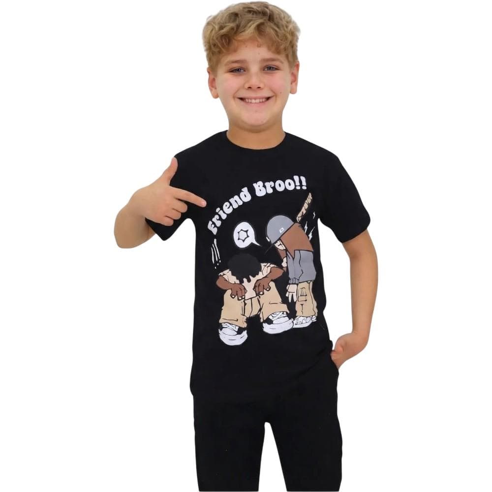 FRİEND BROO baskılı yazlık tişörtler (1/4)