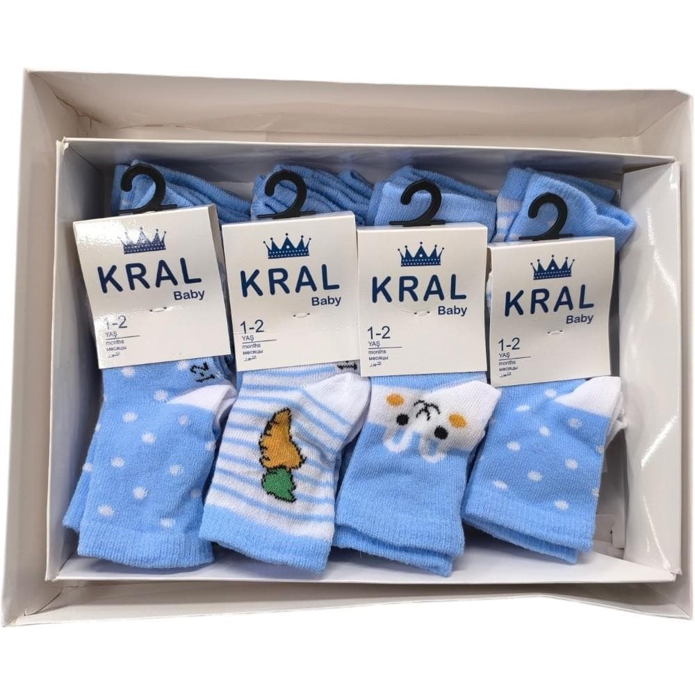 Kutulu 24 lü bebe çorapları (1/2)
