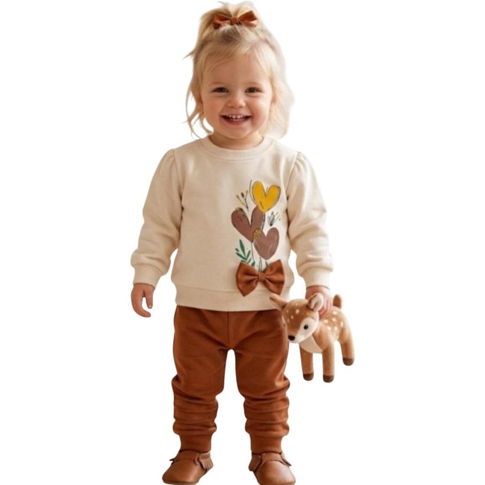 İki parçalı takım (sweatshirt ve pantolon) (1/4)