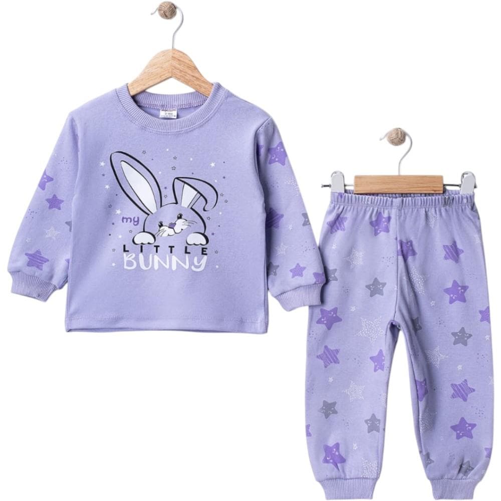 Çocuk pijama toptan “My Little Bunny” (set: uzun kollu üst