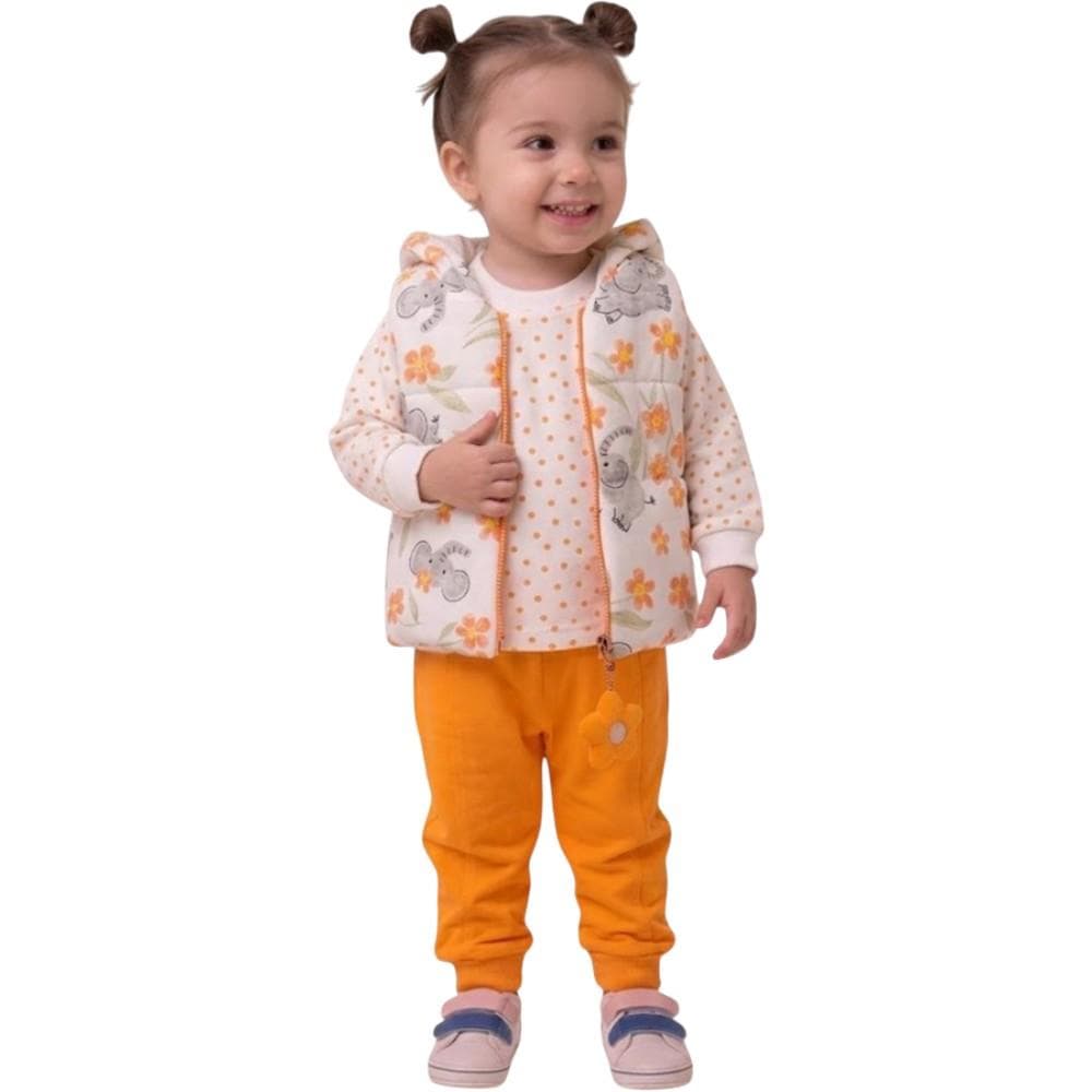 Çocuk giyim seti (yelek, ceket ve pantolon) 9-18-24 aylık (1/4)