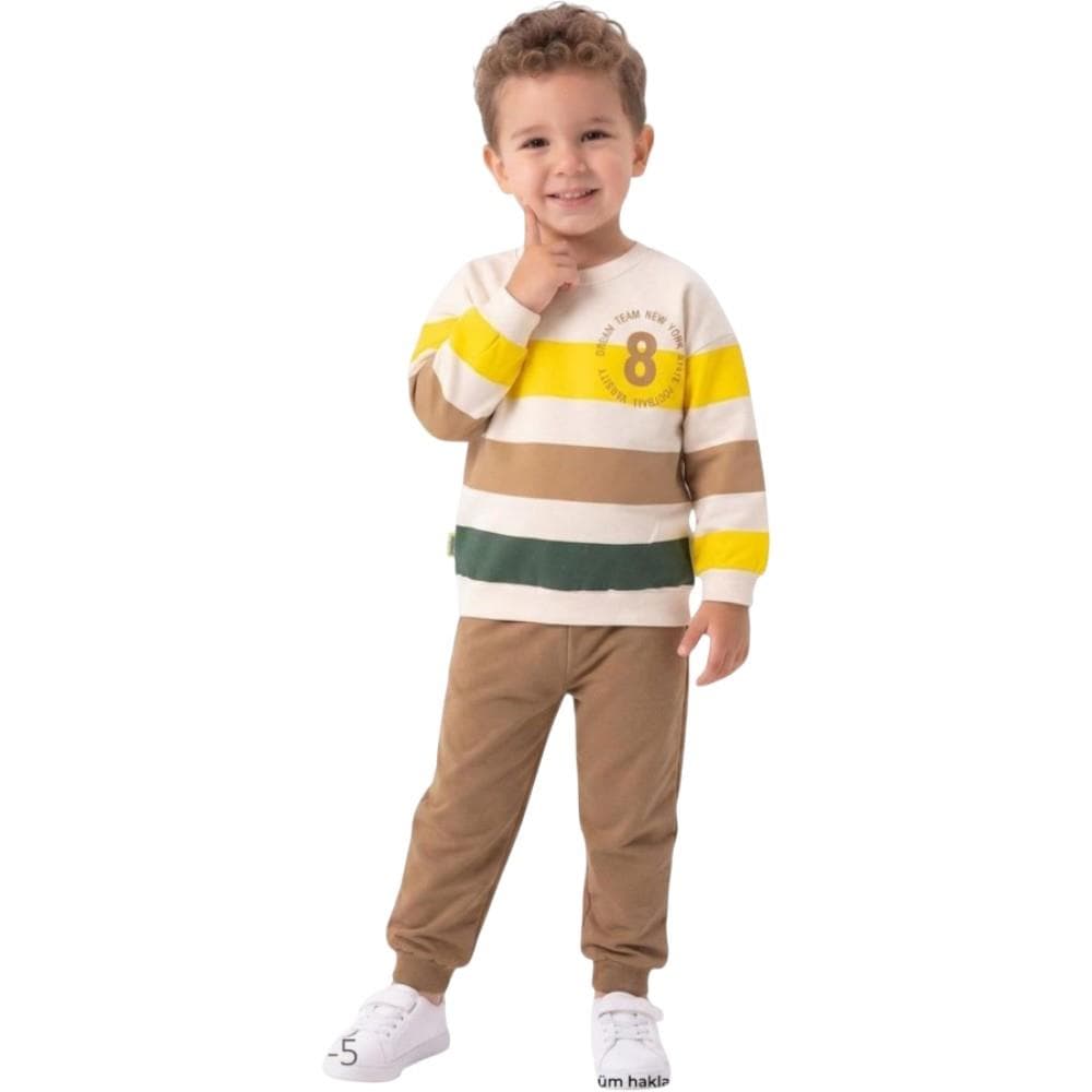 Uzun kollu sweatshirt ve pantolon takımı (1/5)