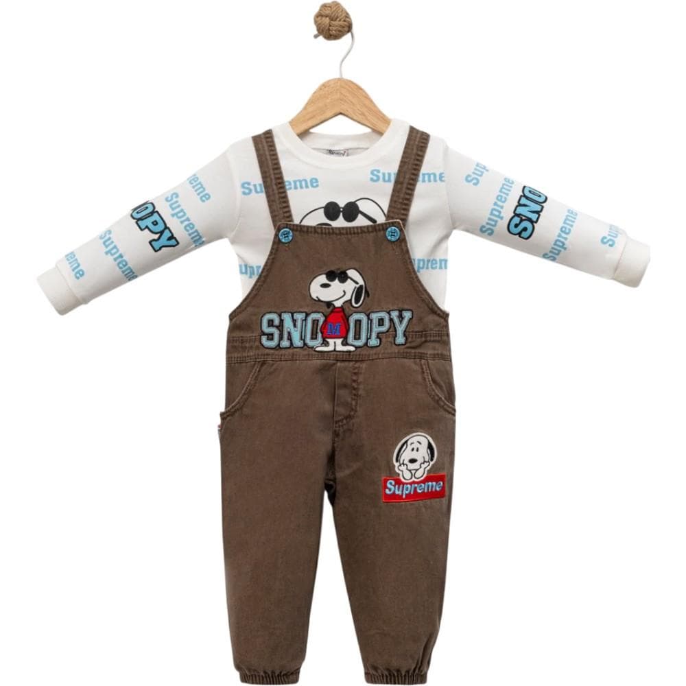 Sweatshirt lu salopet takımı