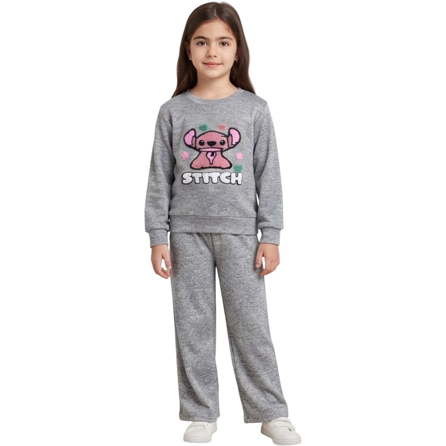 Sport tarzda Stitch desenli ikili takım