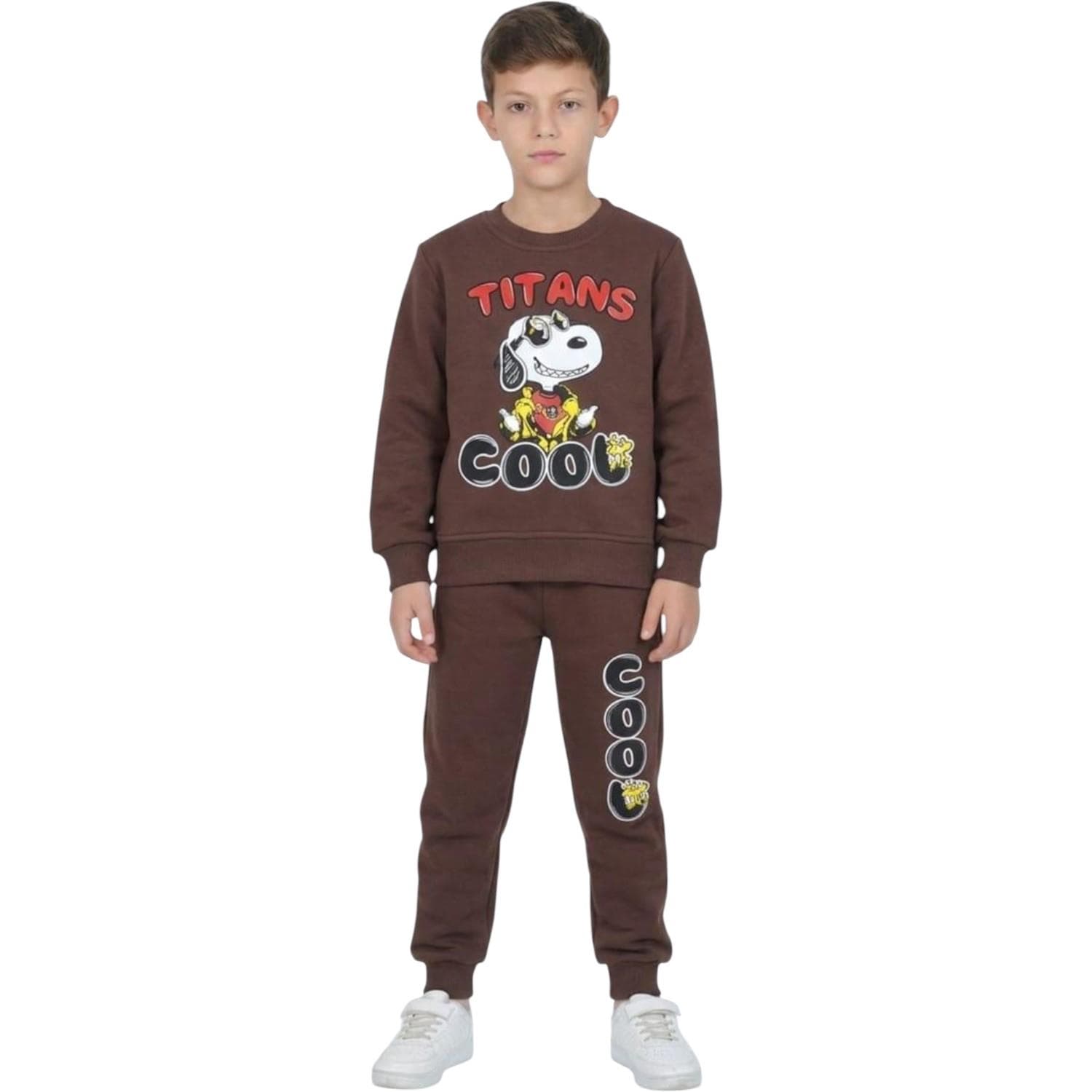 (sweatshirt ve pantolon), "TITANS" baskılı ve Snoopy